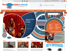 Tablet Screenshot of paramusica.com.br